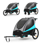 KINDERKRAFT jalgrattahaagis &ndash; vanker, hawaiian blue, KSNAVA00BLU0000