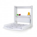BABYTROLD seinale kinnitatav m&auml;hkimislaud madratsiga, White, 18-24
