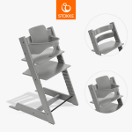 STOKKE s&ouml;&ouml;gitool koos turvakaarega TRIPP TRAPP, storm grey, 684800