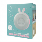 MARY'S &auml;ratuskell - &ouml;&ouml;lamp RABBIT, White, MW20773