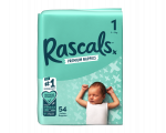 RASCAL m&auml;hkmed 1 suurus, 3-5 kg, 54 tk, 93221