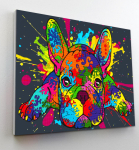 SPLAT PLANET pixel art prantsuse buldog 30x40 cm, SP45560