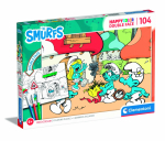 CLEMENTONI pusle Double Face Smurfid, 104tk, 25725