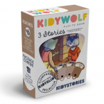 KIDYWOLF jutukomplekt Ajar&auml;nnak, 3 lugu KIDYSLIDE projektorile, KIDYSTORIES-HI