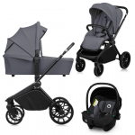 LIONELO universaalne k&auml;ru MIKA PLUS 3in1, Grey stone, LO-MIKA PLUS 3IN1