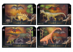 Realistlik dinosauruse mudelikomplekt, assortii., 1801Z588