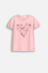 COCCODRILLO l&uuml;hikeste varrukatega s&auml;rk NOSTALGIC MEADOW GIRL KIDS, roosa, WC5143202NGK-033-122, 122 cm