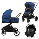 LIONELO universaalne k&auml;ru MIKA 3in1, Blue navy, LO-MIKA 3IN1