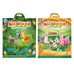 MOXY loovkomplekt "Accordion Paper Animals", assortii, 100107