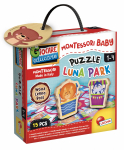 LISCIANI MONTESSORI BABY puidust pusle Luna Park 15tk., 96855