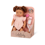LULLABABY beebinukk aksessuaaridega, br&uuml;nett, 35 cm, LBY7341Z
