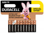 DURACELL patarei AAA, 10 tk, 250-08445