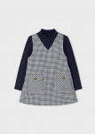 MAYORAL pikkade varrukatega t-s&auml;rk ja sarafan 6H, duck green, 128 cm, 4982-36