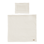 ROBA kaheosaline voodipesu komplekt beebivoodile SEASHELLS OYSTER, 80x80 cm, 35x40 cm, White, 314090G281