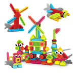 PICASSO TILES Magnetiline konstruktor Hedgehog klotsid 112 osa, PTB112