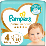 PAMPERS m&auml;hkmed Premium Care, 4 suurus 9-14kg, 68 tk., 80887353