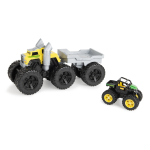 JOHN DEERE masin haagisega Monster Treads Semi , 47640