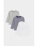 MOTHERCARE pikkade varrukatega t-s&auml;rk, 3 tk., CB139