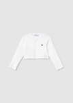 MAYORAL n&ouml;&ouml;pidega kampsun, white, 302-40, 92 cm