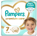 PAMPERS m&auml;hkmed Premium Care, 7 suurus 15+kg, 42 tk., 80887525