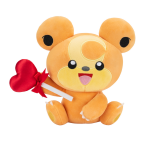 POKEMON pehme m&auml;nguasi Teddiursa s&uuml;damega, 20 cm, PKW3664