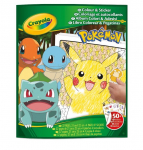 CRAYOLA loovuskomplekt Color & Sticker, Pokemon, 04-2740G