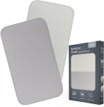 LIONELO h&auml;lli voodilina komplekt  BAMBOO SHEET, 80x42 cm., 2 tk., White/Grey