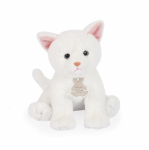 DOUDOU ET COMPAGNIE pehme valge kass 18cm, HO3155