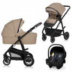 LIONELO universaalne k&auml;ru BIANKA 3in1, Beige sand, LO-BIANKA 3IN1