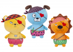 Pehme m&auml;nguasi piraat 30cm assortii, 471525