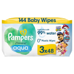 PAMPERS niisked salvr&auml;tikud HARMONIE AQUA PAW PATROL, 3x48 tk.