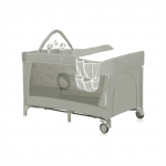 LIONELO reisivoodi-maneež FLOWER, 120x60 cm., Cappuccino