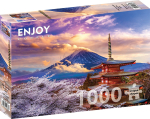 ENJOY PUZZLE pusle Fuji m&auml;gi kevadel, Jaapan, 1000 tk, 68 &times; 48 cm, Enjoy-1368