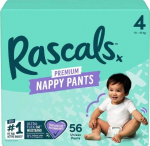 RASCALS p&uuml;ksm&auml;hkmed, 4 suurus, 10-15 kg., 56 tk.