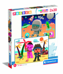 CLEMENTONI pusle Pocoyo, 2x20tk, 24795