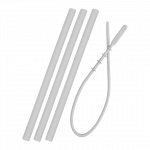 MINIKOIOI komplekt raskusega k&otilde;rs ja puhastushari FLEXI, 3 tk., Powder Grey, 101110018