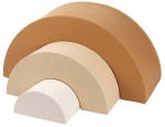 BABYTROLD pehmed klotsid RAINBOW, Sand, 18-60BA