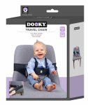 DOOKY s&ouml;&ouml;gitooli, grey melange, 6-36m+, 5628050