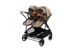 BABYTROLD jalutusk&auml;ru kaksikutele SIBBI DUO, Sand, 10-90SA