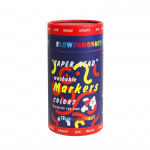 FLOWERMONACO pestavad viltpliiatsid Taper Head Washable Markers, 24 v&auml;rvi, 847362
