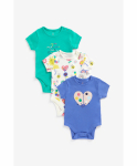 MOTHERCARE l&uuml;hikeste varrukatega bodi, 3 tk., BB652