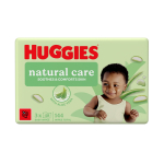 HUGGIES niisked salvr&auml;tikud NATURAL CARE PLASTIC FREE, 48x3 tk., 2430941