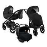 MILLI universaalne vanker MOON 3in1, Black, 5903357317263(carseat)
