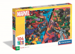 CLEMENTONI pusle Marvel Heroes vs Villains, 104 tk, 25061
