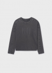 MAYORAL pikkade varrukatega t-s&auml;rk, black, 7.008-55