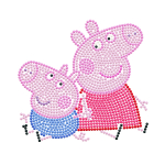 DIAMOND DOTS loominguline komplekt teemantmaal Peppa Pig, DTZ10.010