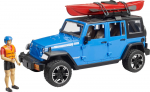 BRUDER Jeep Wrangler Rubicon Unlimited kajaki ja figuuriga, 2529
