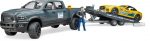 BRUDER auto RAM 2500 Power Wagon j&auml;relhaagisega, 2504