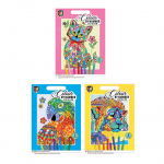 MOXY v&auml;rvimiskomplekt numbrite j&auml;rgi, assortii, 150117