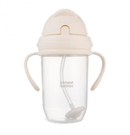 CANPOL BABIES lekkekindel pudel raskusk&otilde;rrega, 270 ml, cr&egrave;me, 56/623_cre